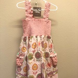 Matilda Jane girls pink floral dress